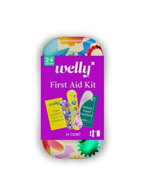 WELLY On-The-Go First Aid Kit Energy Burst - 24 CT NEW NIB